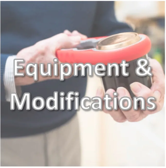 Equipment and modifications